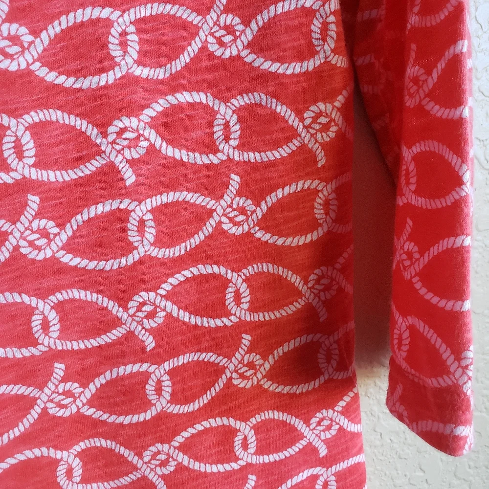 Vineyard Vines Rope Print Knit Dress Size Small - Picture 8 of 9